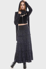 Women Maxi Skirts | Killstar Half Vamp Maxi Skirt