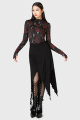 Women Midi Skirts | Killstar Creeping Willow Midi Skirt