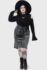 Women Midi Skirts | Killstar Haunted Lover Midi Skirt