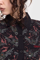 Women Mini | Killstar The Gremlins Are Coming Shirt Dress