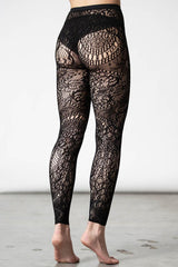 Women Socks & Tights | Killstar Empyrean Lace Leggings