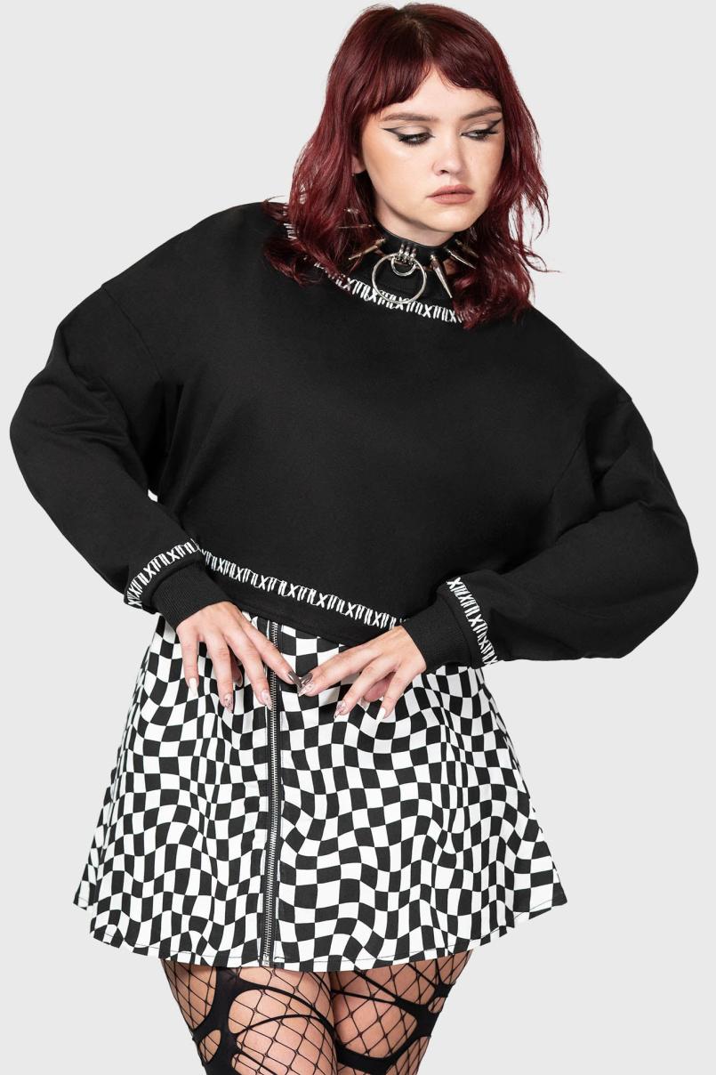 Women Sweaters | Killstar Fright N Terror Crop Sweater