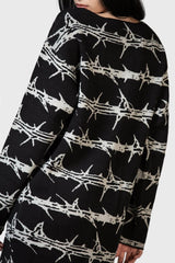 Women Sweaters | Killstar Prickled Contention Knit Sweater