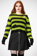 Women Sweaters | Killstar Slugs N' Snails Knit Sweater