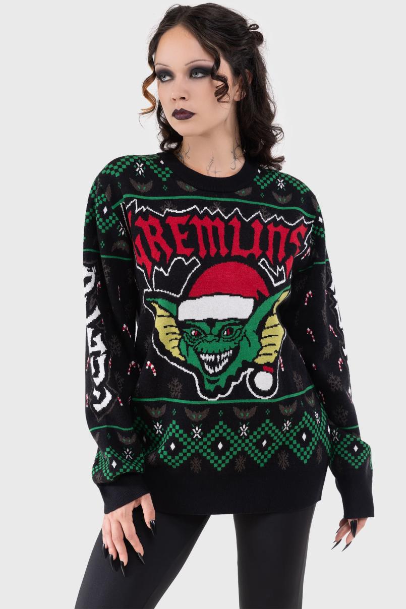 Women Sweaters | Killstar The Gremlins Are Coming Sweater