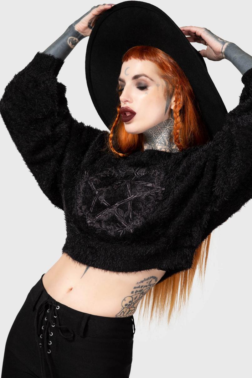 Women Sweaters | Killstar Winter Spirit Knit Sweater