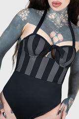 Women Swim | Killstar Shadow Stripe Swimsuit