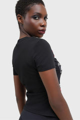 Women T-Shirts & Vests | Killstar Dante's Inferno Fitted T-Shirt