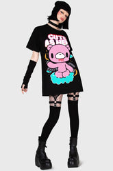 Women T-Shirts & Vests | Killstar Cute As Hell T-Shirt