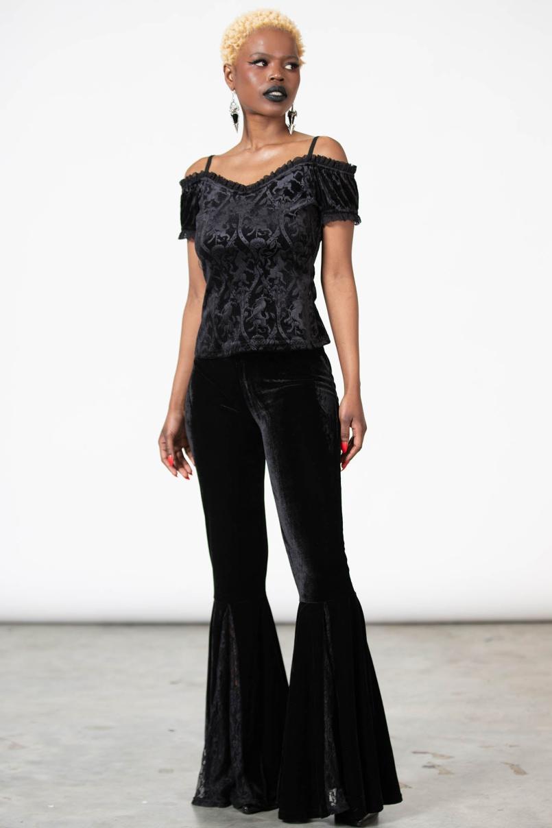 Women T-Shirts & Vests | Killstar Mademoiselle Bardot Top