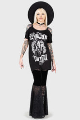 Women T-Shirts & Vests | Killstar Muerte Waiting Distress Top