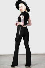 Women Trousers & Jeans | Killstar Cutout Bondage Trousers