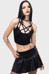 Magica Crop Top Killstar / Womens