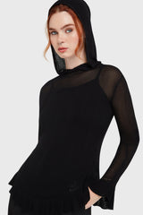 Broken Halo Hooded Sweater Killstar / Womens