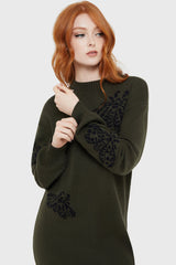 Moth Light Sweater Dress Killstar / Womens