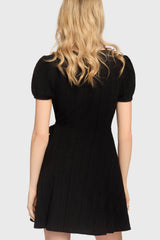 The Hollow Embroidered Mini Dress [Black] Killstar / Womens
