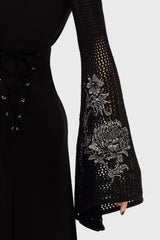 Gaia Adorned Knit Bolero Killstar / Womens