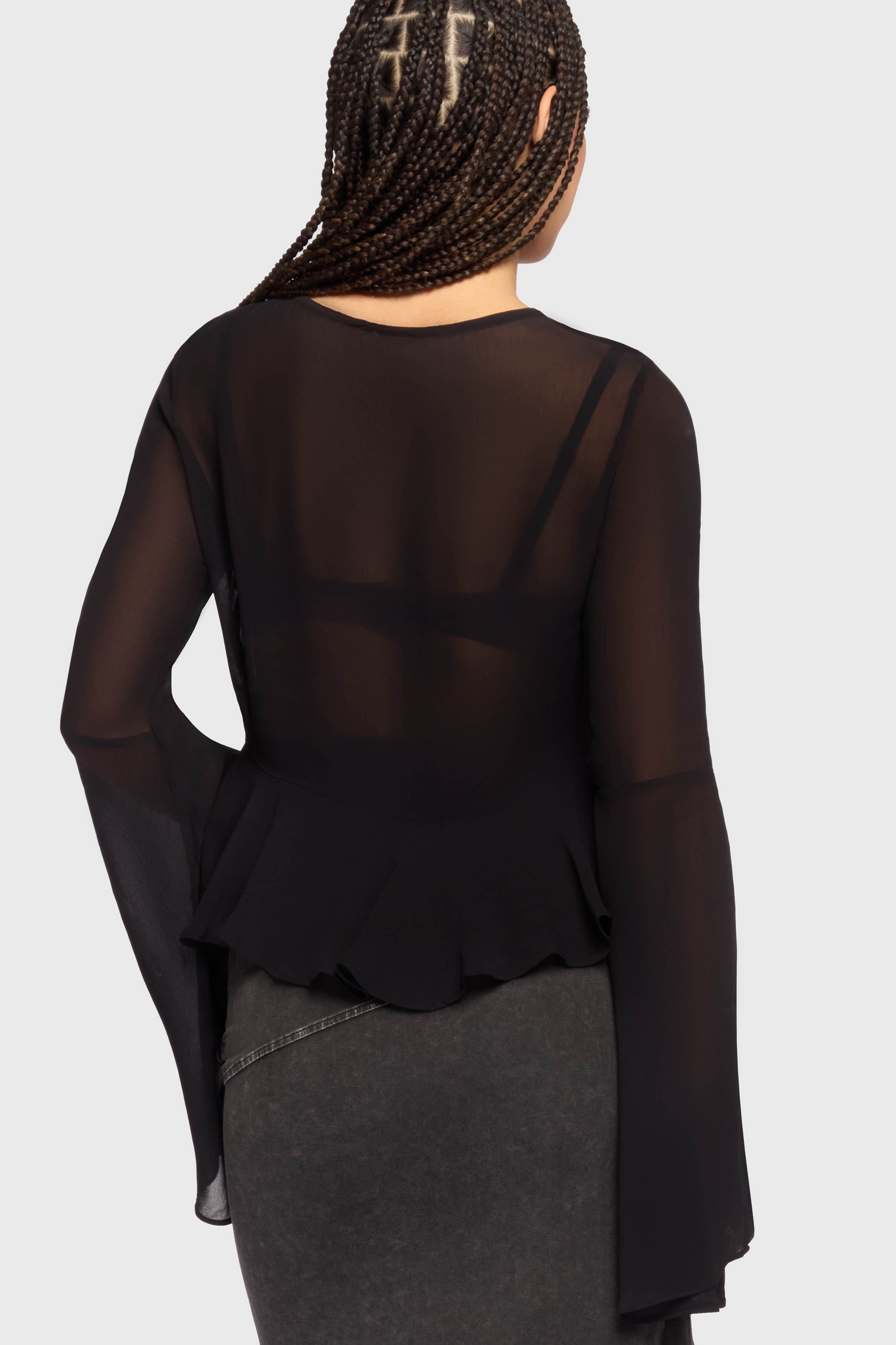 Gaia Adorned Long Sleeve Top Killstar / Womens
