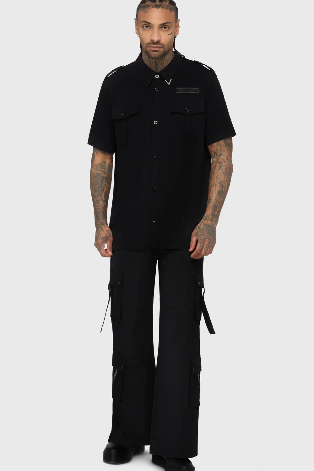 Crypt Threads Button Up Shirt Killstar / Mens