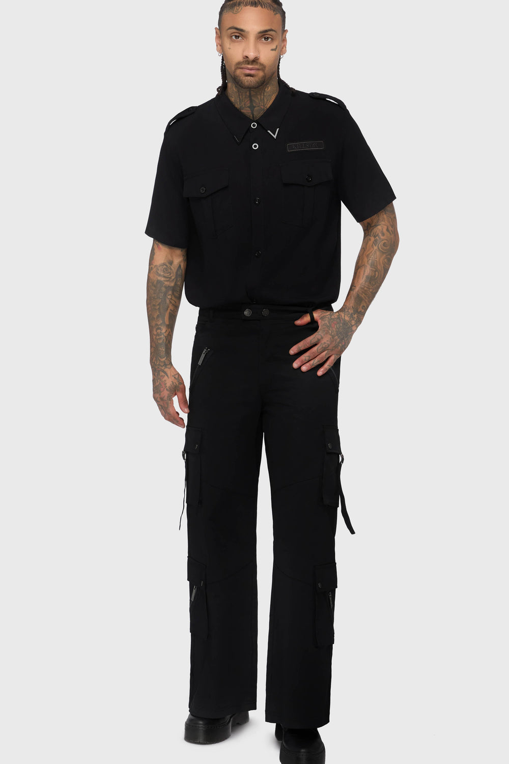 Crypt Threads Cargo Trousers Killstar / Mens