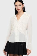 Evermore Eclipse Shirt [Ivory] Killstar / Womens