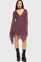 Gaia Adorned Mini Dress Killstar / Womens