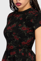 Poisoned Rose Mini Dress Killstar / Womens