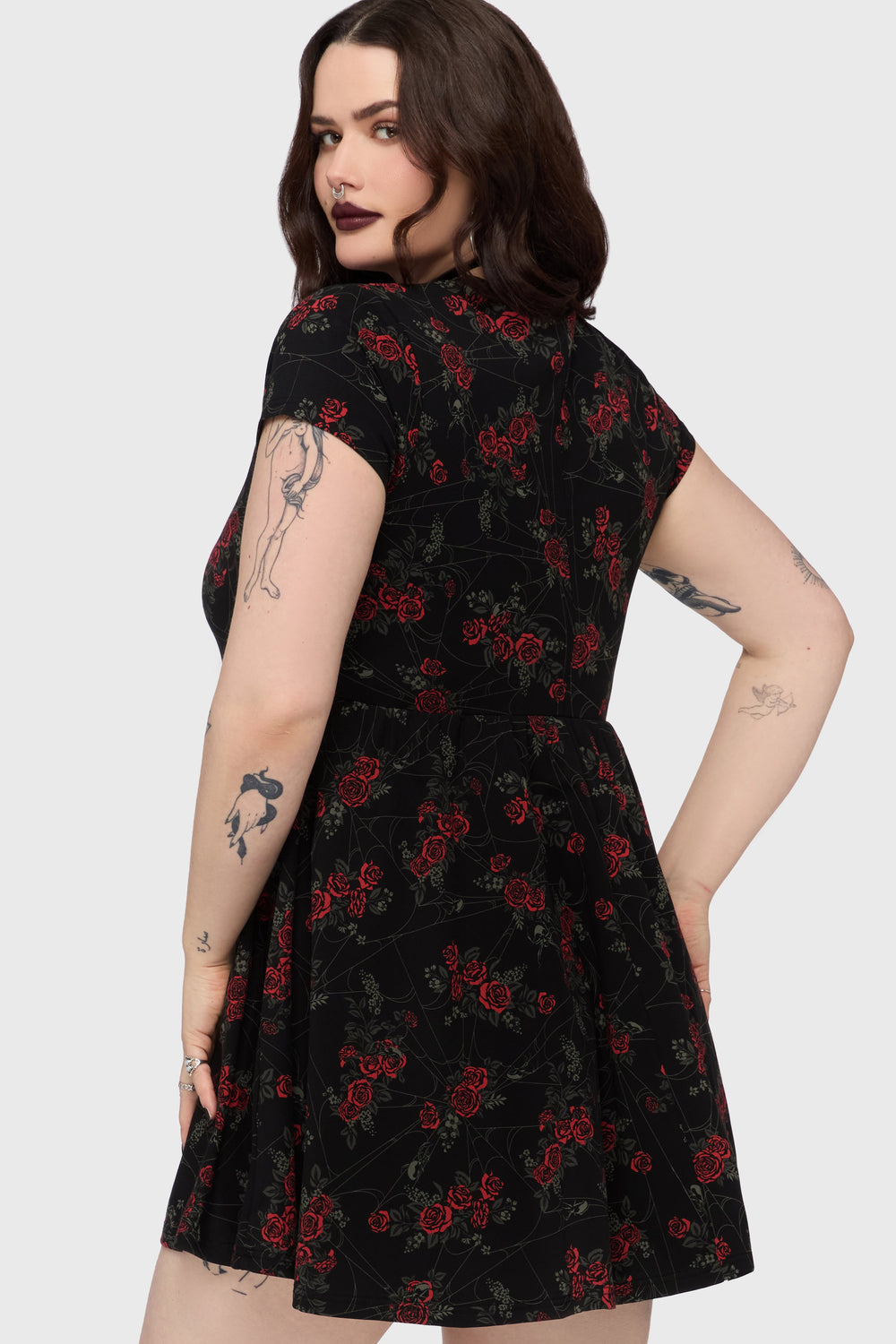 Poisoned Rose Mini Dress Killstar / Womens