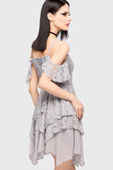 Haunted Union Dress [GREY] Killstar / Womens