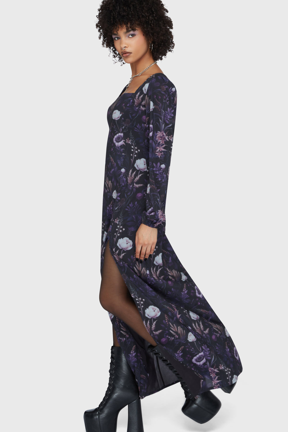 Dusk's Garden Maxi Dress Killstar / Womens