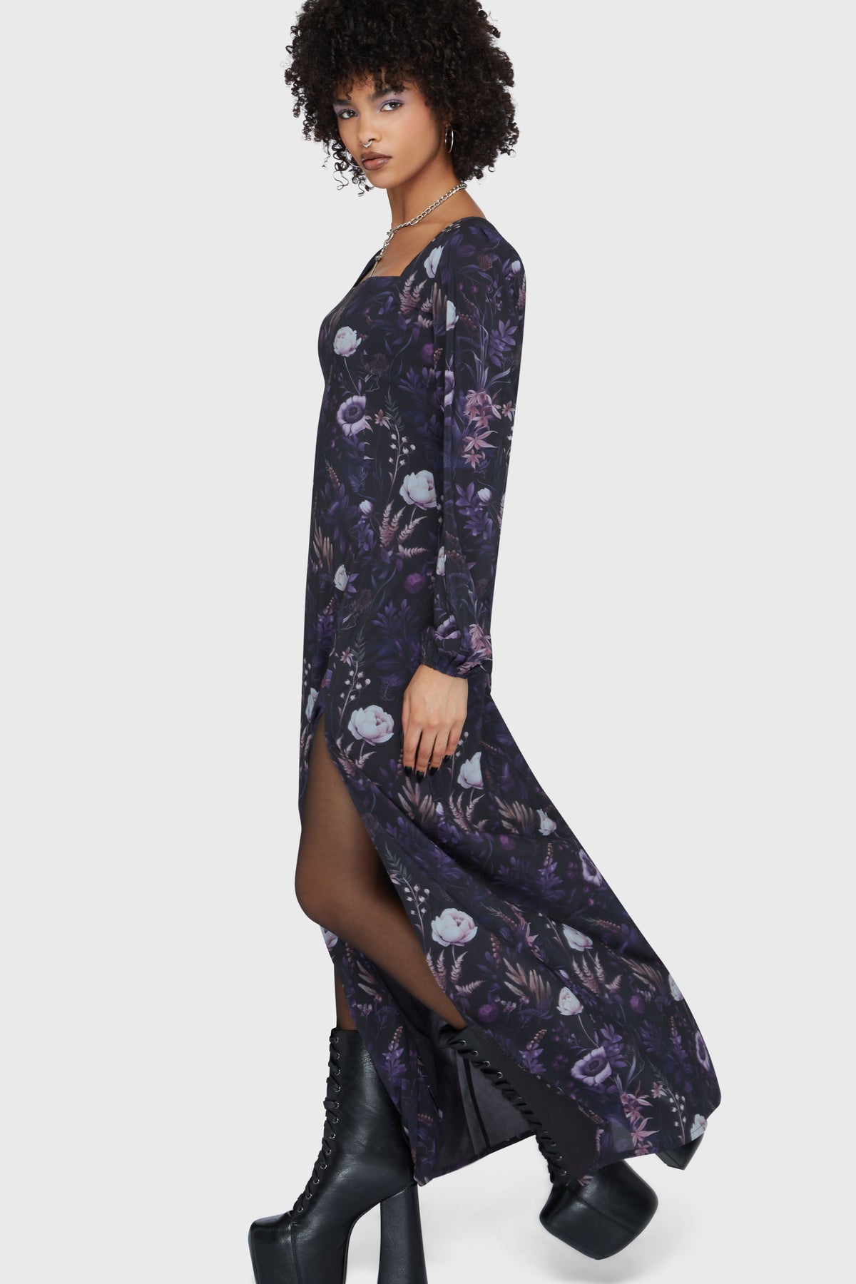 Dusk's Garden Maxi Dress Killstar / Womens