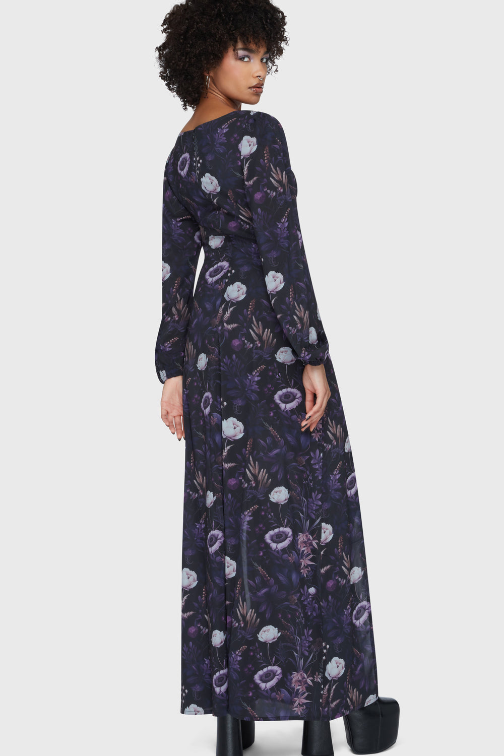 Dusk's Garden Maxi Dress Killstar / Womens