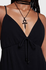 Wolfbane Cove Mini Dress [Black] Killstar / Womens
