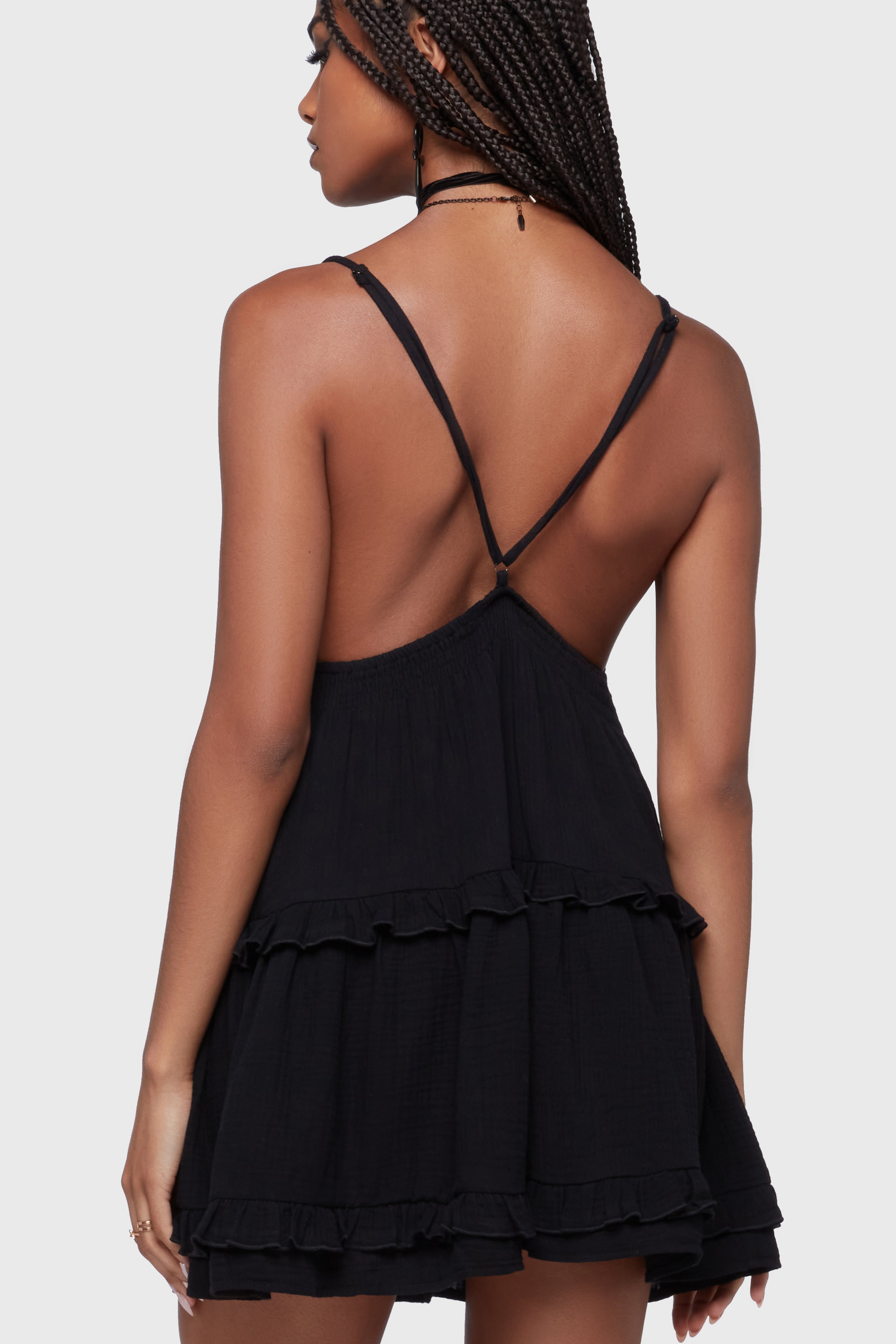Wolfbane Cove Mini Dress [Black] Killstar / Womens