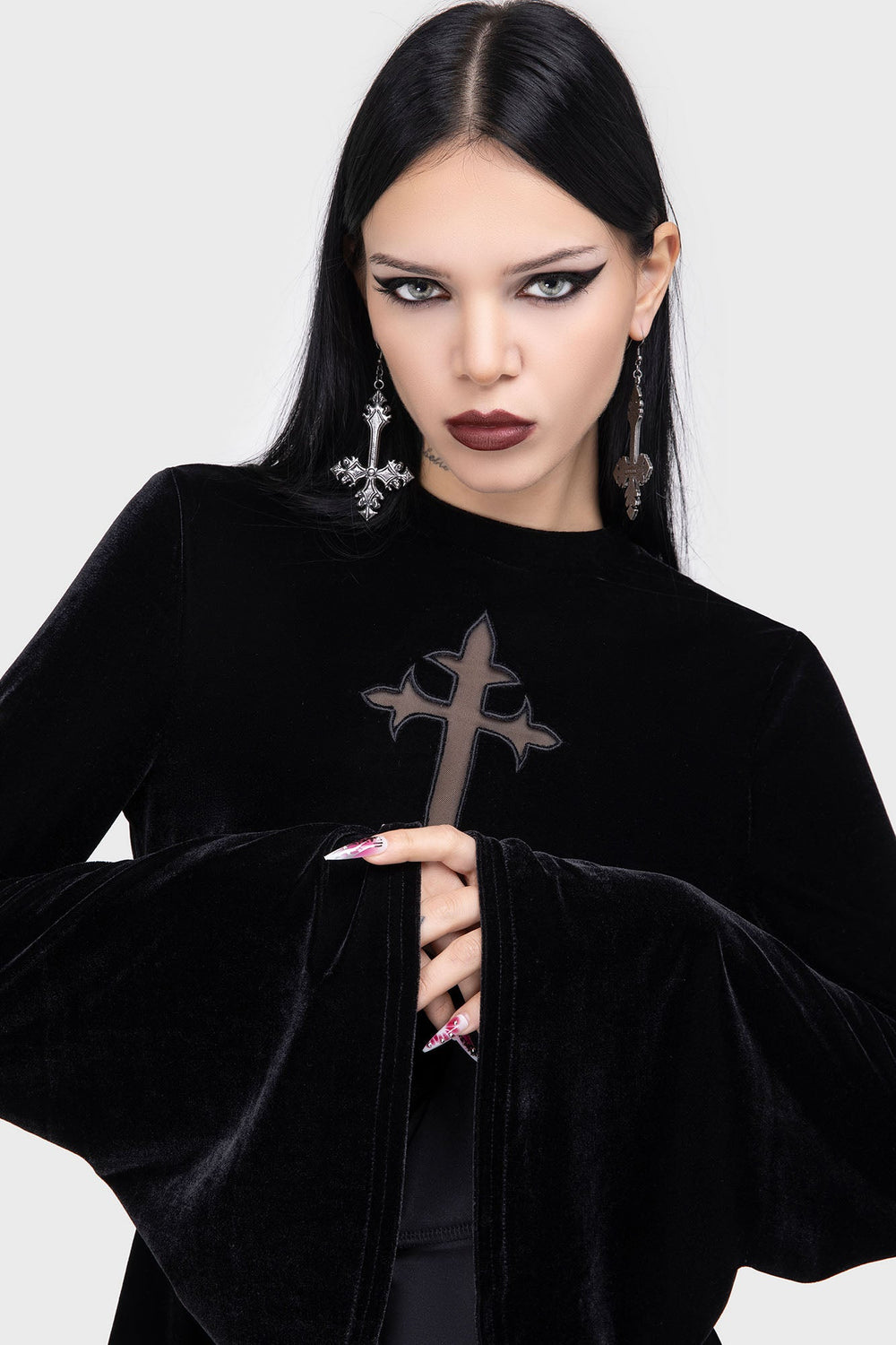 Serenade Of Shadows Mini Dress Killstar / Womens