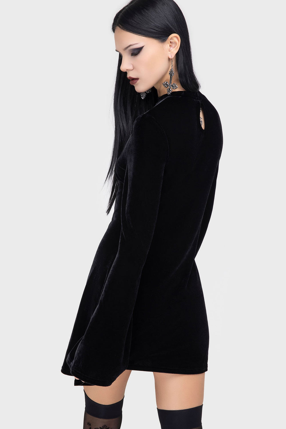 Serenade Of Shadows Mini Dress Killstar / Womens