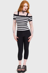 Noir Nancy Bardot Sweater Killstar / Womens