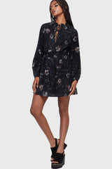 Autumna Mini Dress [Black/Multi] Killstar / Womens