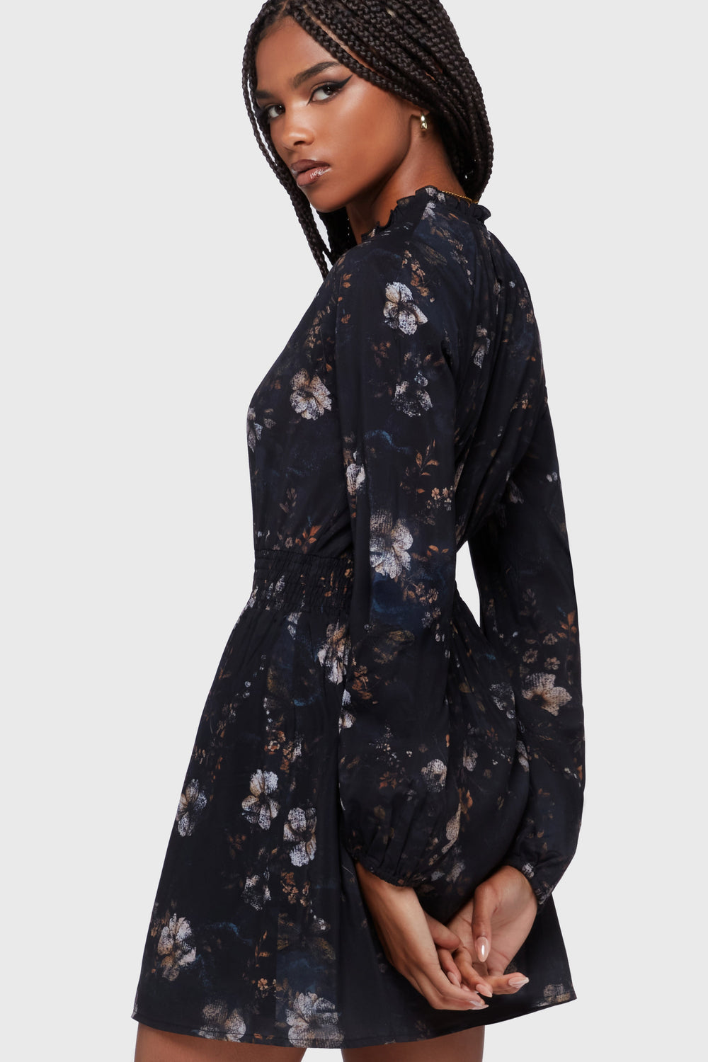Autumna Mini Dress [Black/Multi] Killstar / Womens