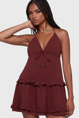 Wolfbane Cove Mini Dress [Red] Killstar / Womens