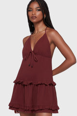 Wolfbane Cove Mini Dress [Red] Killstar / Womens