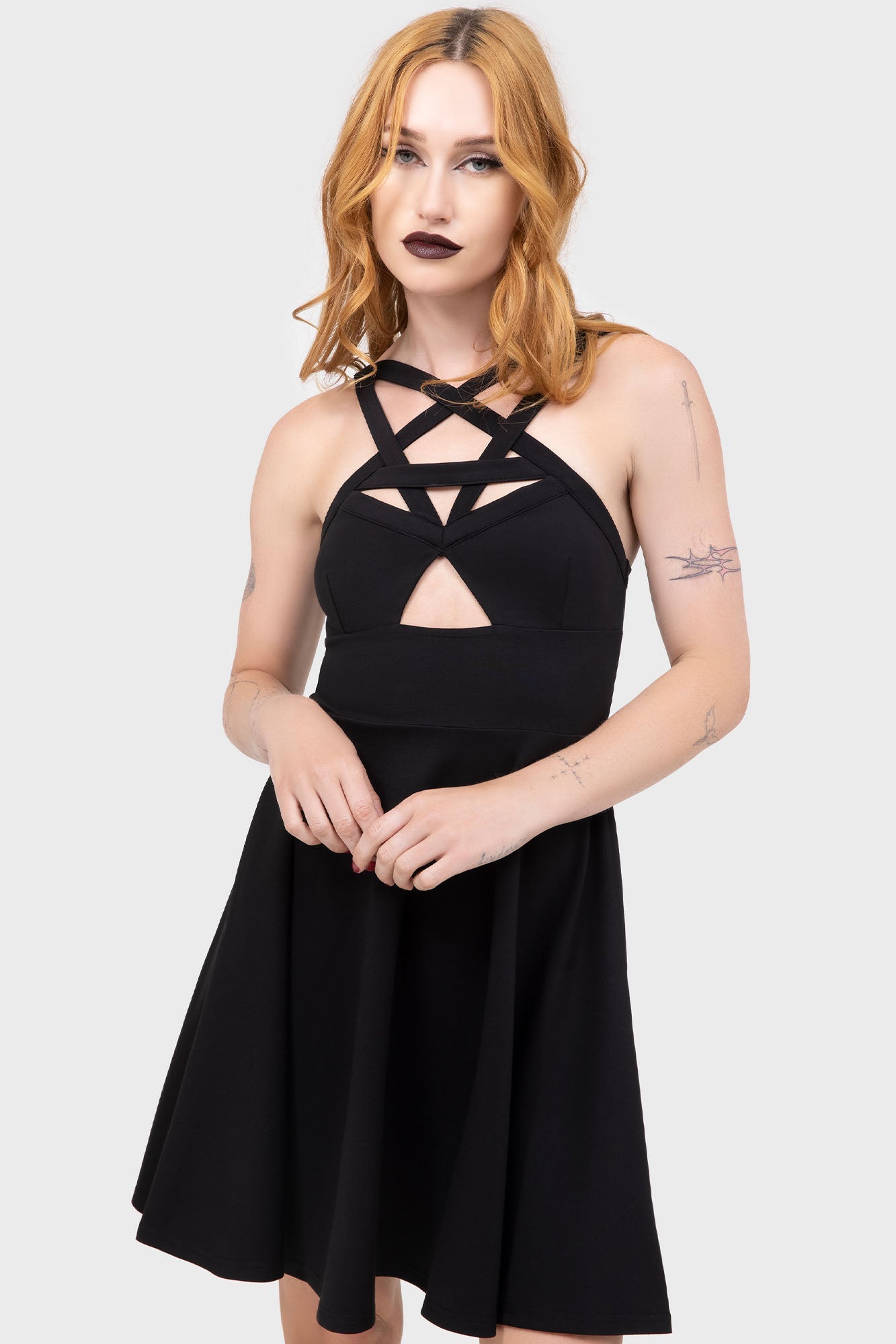 Cosmik Skater Dress [B] Killstar / Womens