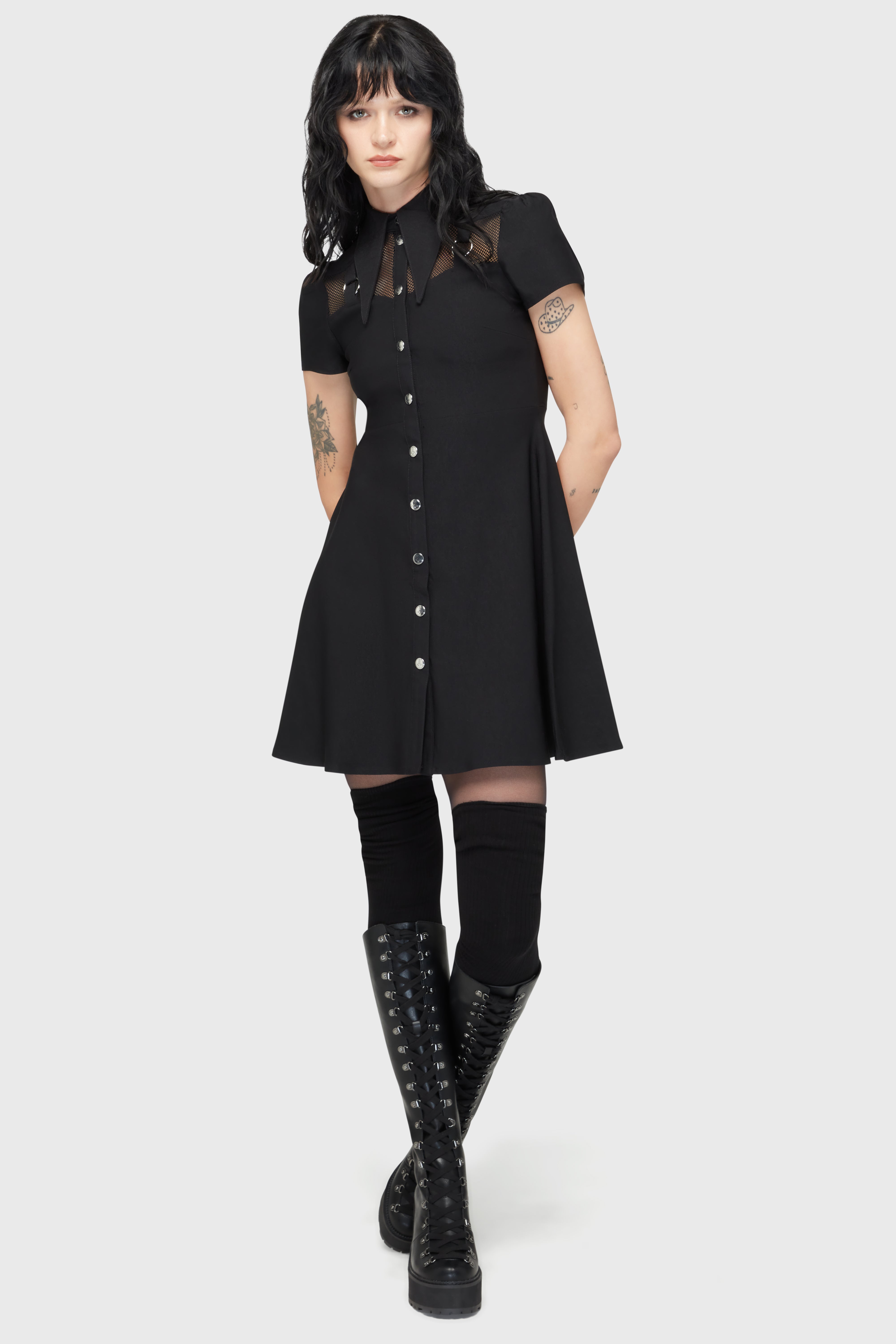 Jovana Collar & Ring Dress Killstar / Womens