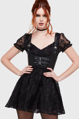 Beneath The Moon Mini Dress Killstar / Womens