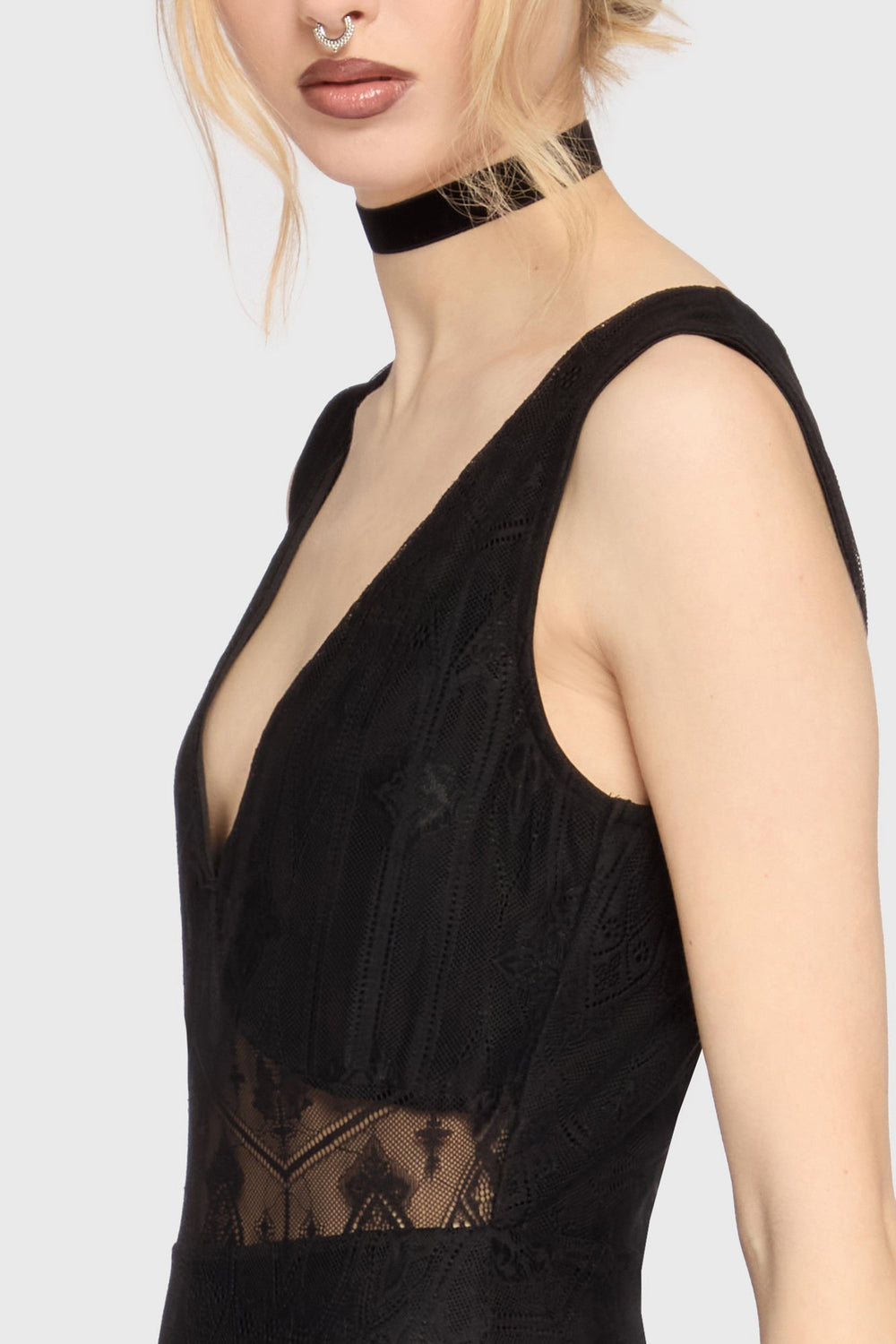Vesper Wraith Midi Dress Killstar / Womens