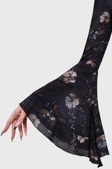 Autumna's Night Midi Dress Killstar / Womens