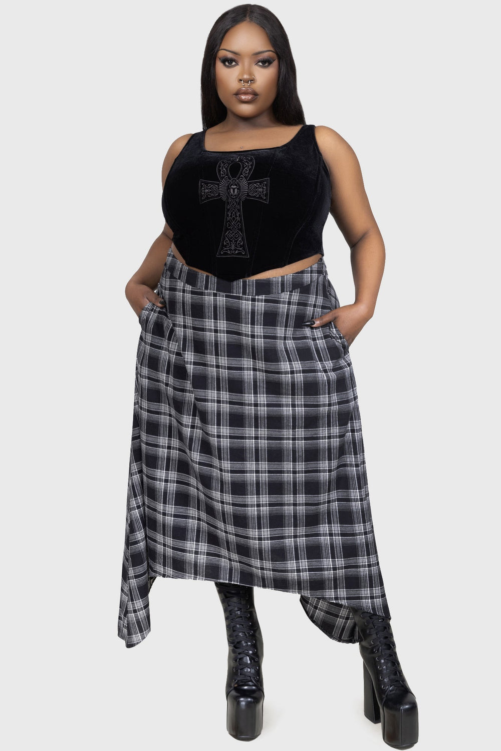 Cursed Meadows Skirt Killstar / Womens