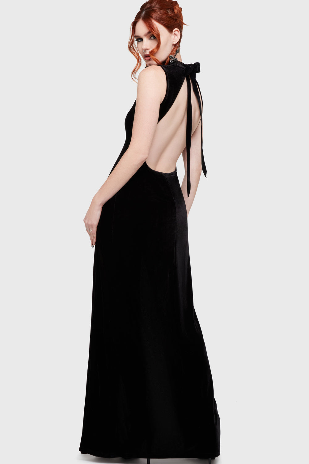 Vamp Whisper Maxi Dress Killstar / Womens