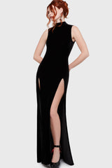 Vamp Whisper Maxi Dress Killstar / Womens
