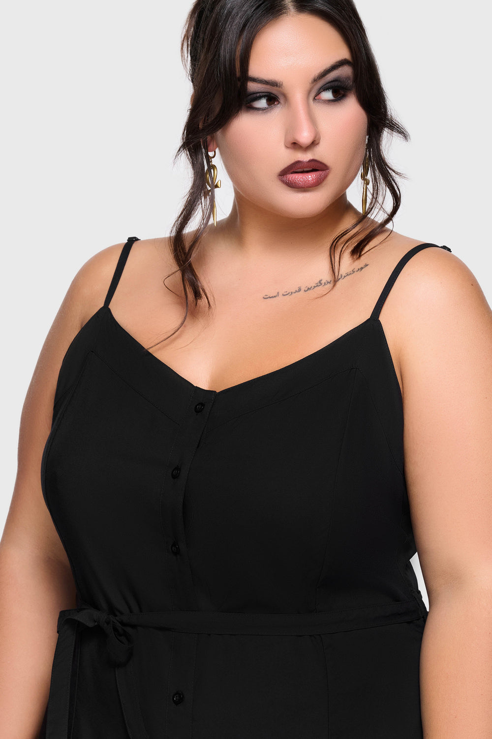 Cottage Chorus Maxi Dress [BLACK] Killstar / Womens